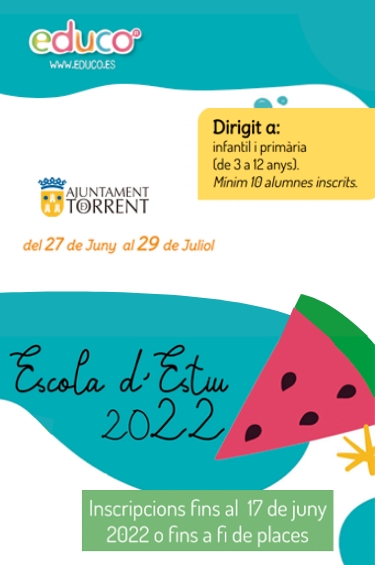 escola d´estiu 2022