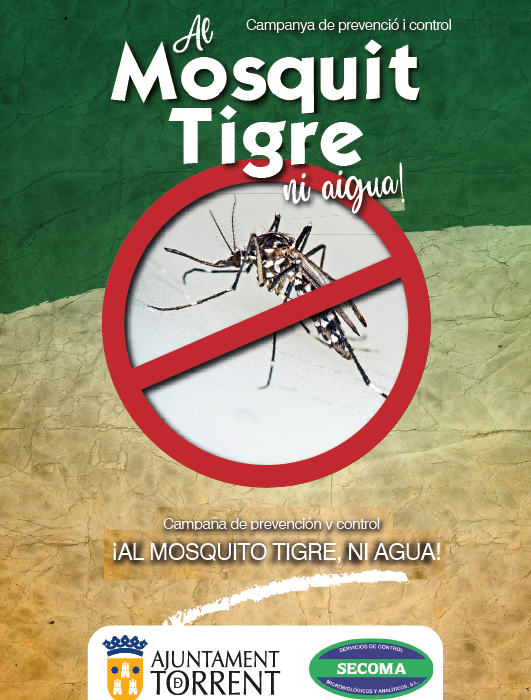 Al Mosquito Tigre ni agua