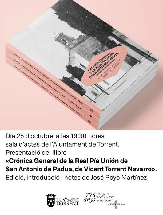 Llibre ‘Crònica General de la Real Pia Unión de San Antonio de Padua’