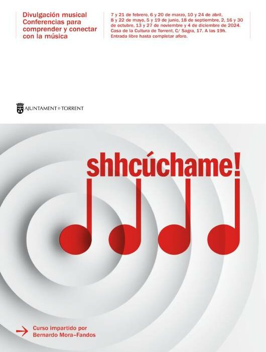 Curs de divulgació musical Shhcúchame